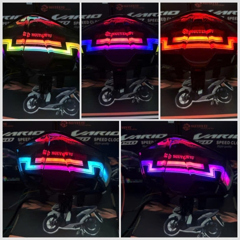 Đèn Hậu Vario/CLick 125/150 ( 2018-2026 ) thương hiệu NVM tích hợp xinhan chỉnh app Mẫu V4