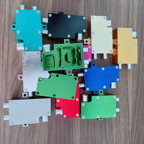 Bẫy nhớt 3 ống hơi nhôm CNC mini