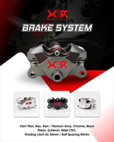 Heo dầu X1R 2 piston đối xứng