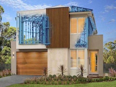 Nhà khung thép 2 tầng- Nhà khung thép lắp ghép G550