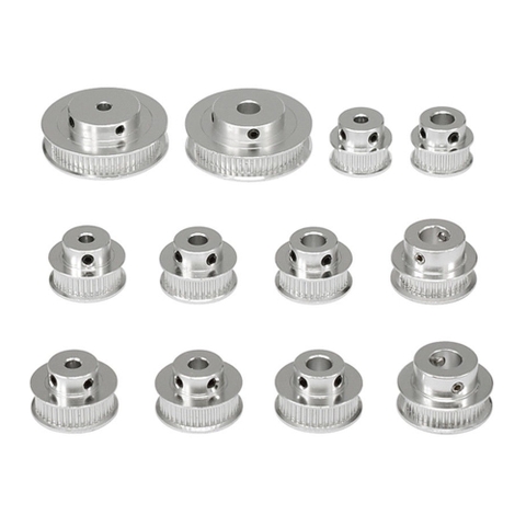 Puly GT2 các loại 16 20 30 36 40 60 răng - Lỗ 5mm và 8mm