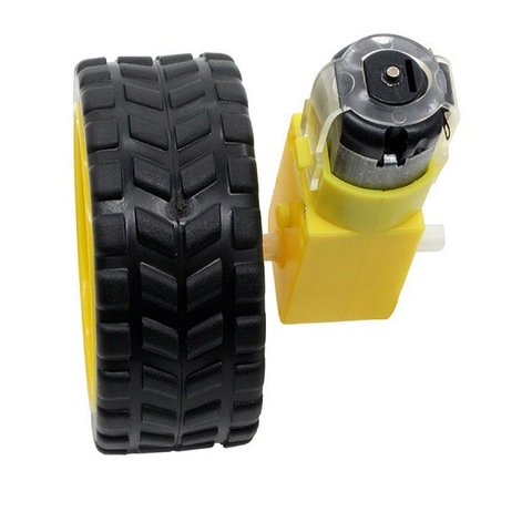 Động cơ giảm tốc 3V và bánh xe