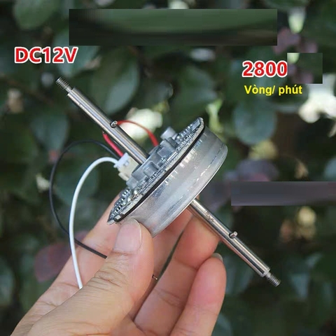 Motor không chổi than 12v chế quạt có thể chạy không cần mạch điều tốc