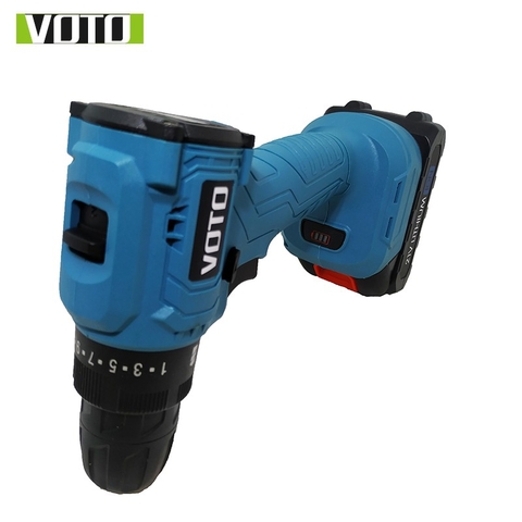 Máy Khoan VOTO 21V Động Cơ Không Chổi Than Đầu Kẹp 10mm