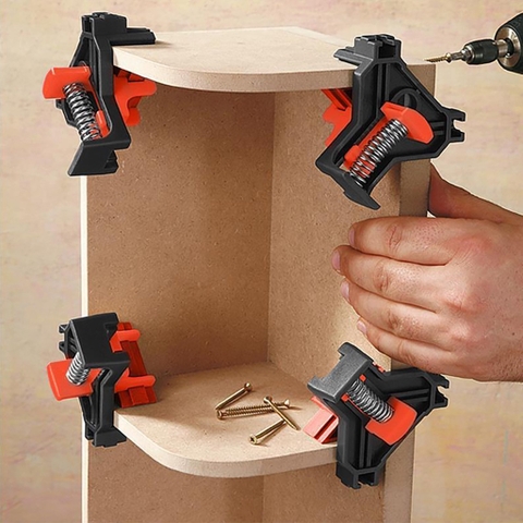 Bộ 4 Cảo Kẹp Gỗ Đa Năng, Vam Kẹp 90 Độ VITO Kẹp Góc Vuông, Góc Chữ T