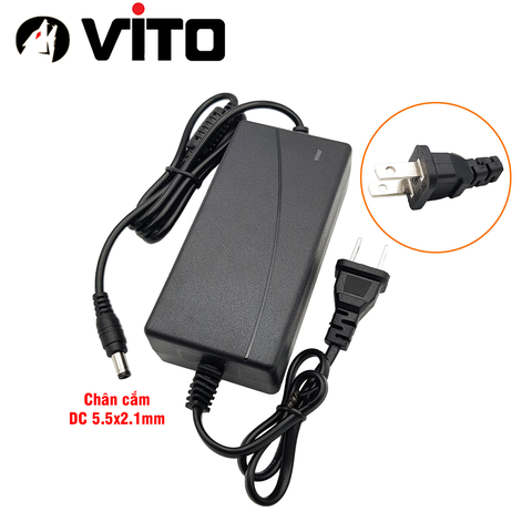 Nguồn 12V 2A 3A Có Đèn LED VITO Chân Cắm DC 5.5mm x 2.5mm
