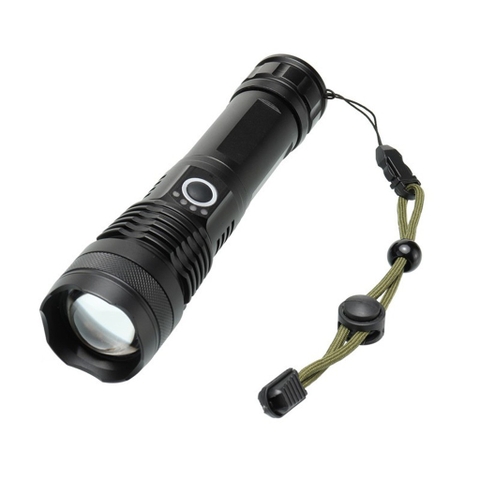 Đèn Pin Siêu Sáng LED P50 Dùng Pin 26650/18650 Tích Hợp Cổng Sạc