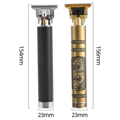 Tông Đơ Cắt Tóc VINTAGE T9 Cạo Râu Chấn Viền Pin Sạc Cao Cấp Tiện Dụng, Tặng Kèm Phụ Kiện