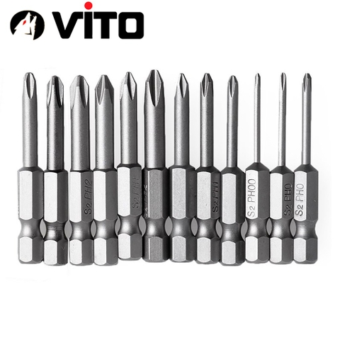 Bộ Mũi Vít Đầu Bake Từ Tính Chân Lục Giác VITO Thép S2 Các Kích Cỡ (Xem Phân Loại)