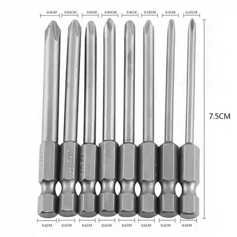 Bộ Mũi Vít Đầu Bake Từ Tính Chân Lục Giác VITO Thép S2 Các Kích Cỡ (Xem Phân Loại)