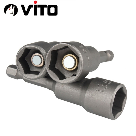 Đầu Chụp Bulong Bắn Vít Lục Giác Có Nam Châm Dài 65mm VITO Các Kích Cỡ