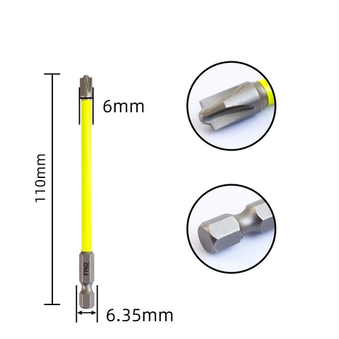 Đầu Tua Vít FPH2 Nam Châm Mạnh Dài 65/110mm VITO Chuyên Dụng Cho Thợ Điện