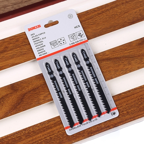 Bộ 5 Lưỡi Cưa Lọng T244D, T127D, T111C, T144D VITO Chất Liệu Thép Carbon Cưa Gỗ, Nhựa