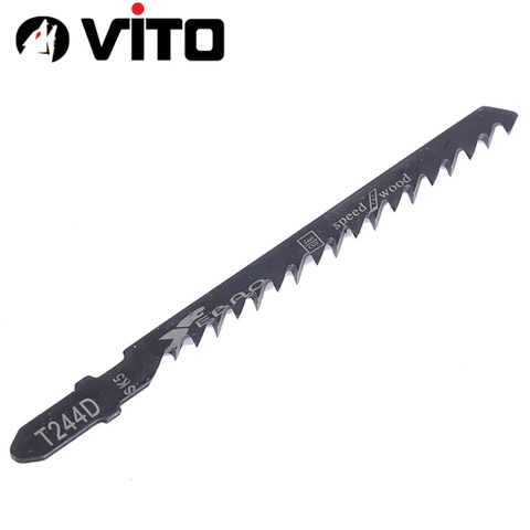 Bộ 5 Lưỡi Cưa Lọng T244D, T127D, T111C, T144D VITO Chất Liệu Thép Carbon Cưa Gỗ, Nhựa