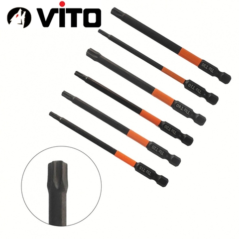 Mũi Vít Hoa Thị Chân Lục Giác Không Lỗ VITO Thép TS2 Đen Chắc Chắn