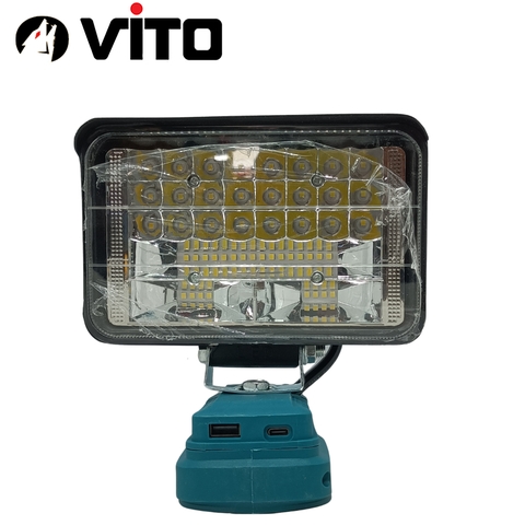 [KHÔNG PIN] Đèn Pin 3/4/5/7 Inch LED VITO Dùng Pin MAKITA Sử Dụng Pin Máy Công Cụ