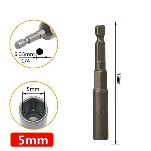 Chụp Bulong Sâu Lòng Bắn Vít Chân Lục Giác VITO Dài 80mm Các Kích Cỡ