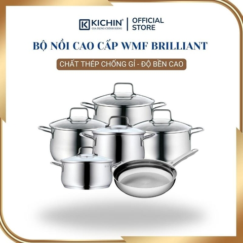 Bộ Nồi Cao Cấp WMF Brilliant 5 Nồi Và 1 Chảo