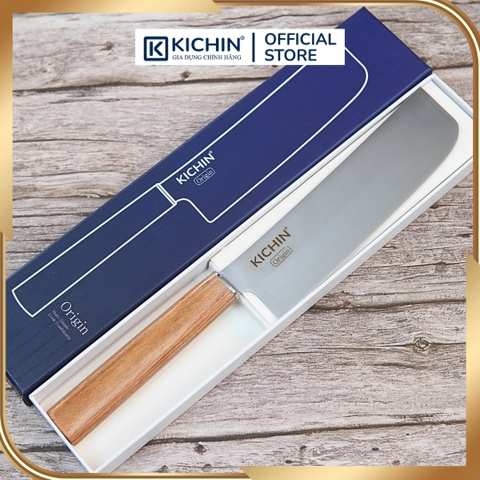 Dao bếp cao cấp thương hiệu KICHIN Origin Nakiri- Dao thái rau củ KCD-103