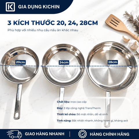 Chảo Thép WMF Frying Pan Profi Cao Cấp Size 28cm