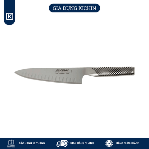 Dao bếp Nhật cao cấp Global G61 Chef - Dao thái thịt cá chống dính (200mm)