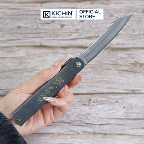 Dao Gấp Higonokami Honwarikomi SK Màu Đen 120mm