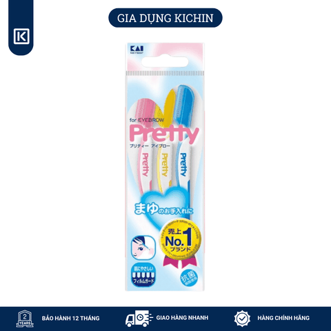 Dao cạo lông mày cao cấp Nhật Pretty Eyebrow FMLV-3P