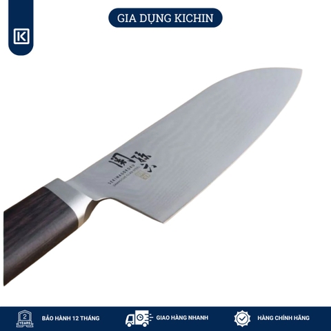 Dao thái đa năng Nhật Bản cao cấp KAI Seki Magoroku Damascus 33 lớp VG-10 Santoku - AE-5200 (165mm)