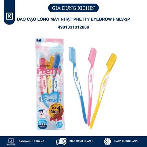 Dao cạo lông mày cao cấp Nhật Pretty Eyebrow FMLV-3P