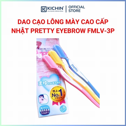 Dao cạo lông mày cao cấp Nhật Pretty Eyebrow FMLV-3P