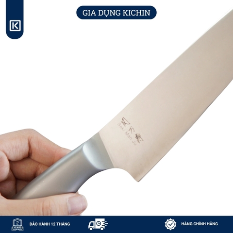 Dao thái thịt cá Nhật cao cấp KAI Seki ManJu cán kim loại Chef - 041BE0404 (180mm)