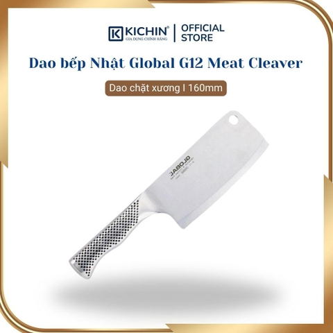 Dao bếp Nhật cao cấp Global G12 Meat Cleaver - Dao chặt xương (160mm)
