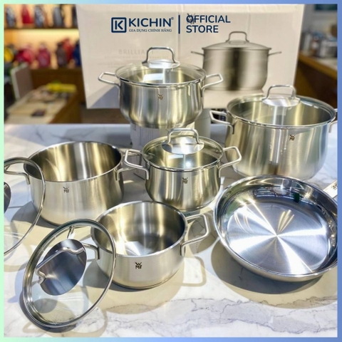 Bộ Nồi Cao Cấp WMF Brilliant 5 Nồi Và 1 Chảo