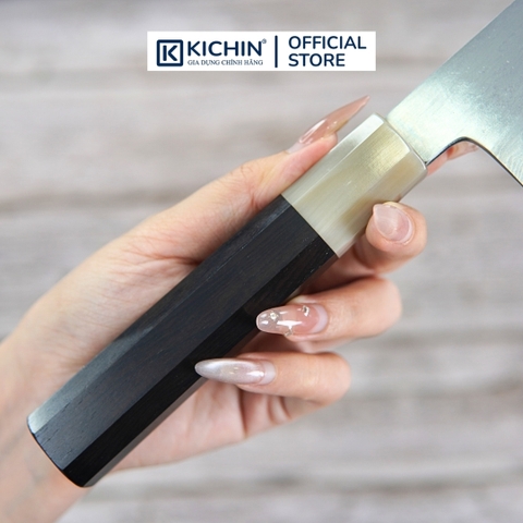 Dao Đa Năng Satoshi Nakagawa Damascus Aogami Guyto 210mm