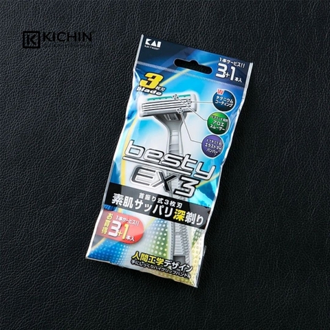 Dao cạo râu cao cấp Nhật Besty Ex3 3 Blade