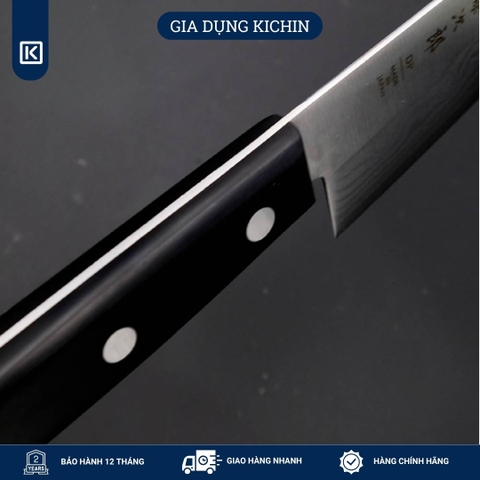 Dao bếp Nhật cao cấp TOJIRO BASIC 37 lớp Damascus VG10 Chef F332 (180mm)