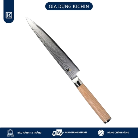 Dao thái đa dụng cao cấp KAI Nhật Bản - Shun Classic White Utility thép VG-Max Damascus 69 lớp DM0701W (150mm)