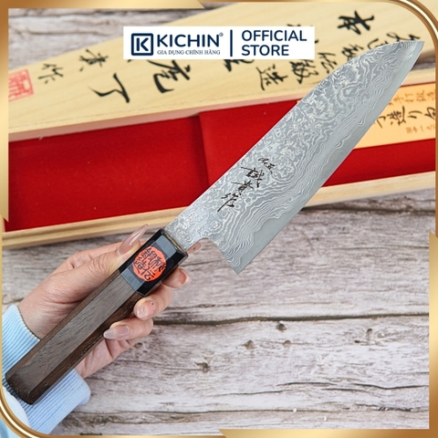 Dao Đa Năng Tanaka Shigeki Harukaze Santoku 165mm