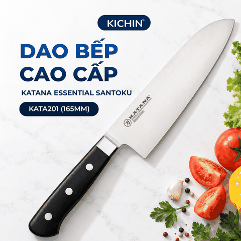 Dao bếp thái đa năng KATANA Essential Santoku - KATA201 (165mm)