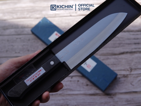 Dao Nhật Thủ Công Cao Cấp Miki Hamono Santoku VG1 3 Lớp (165mm)