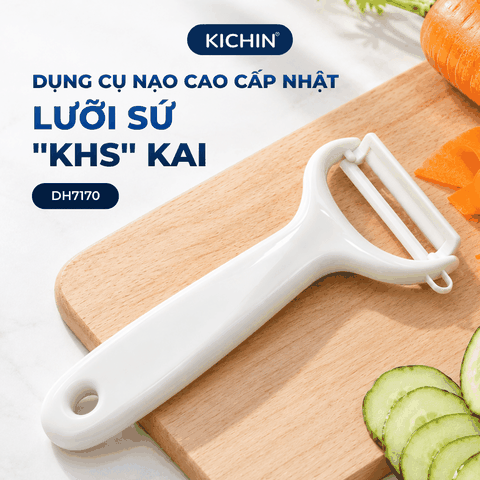 Dụng cụ nạo cao cấp Nhật lưỡi sứ ''KHS'' KAI DH7170