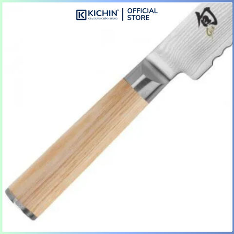 Dao cắt bánh mỳ cao cấp KAI Nhật Bản - Shun Classic White Bread thép VG-Max Damascus 69 lớp DM0705W (230mm)