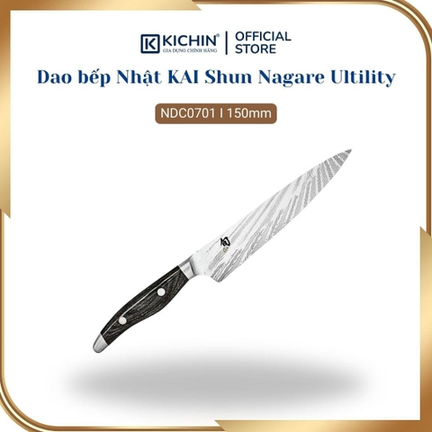 Dao bếp Nhật cao cấp KAI Shun Nagare Ultility NDC0701 (150mm)