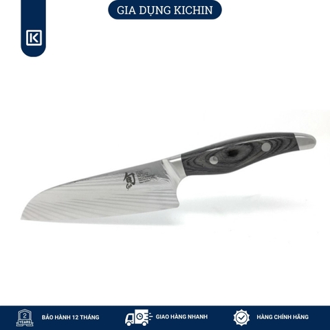 Dao bếp Nhật cao cấp KAI Shun Nagare Santoku - Dao thái 3 trong 1 NDC0702 (180mm)