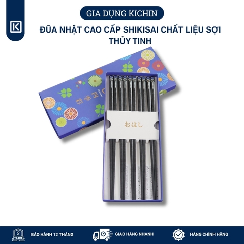 Đũa Nhật Cao Cấp Shikisai Chất Liệu Sợi Thủy Tinh