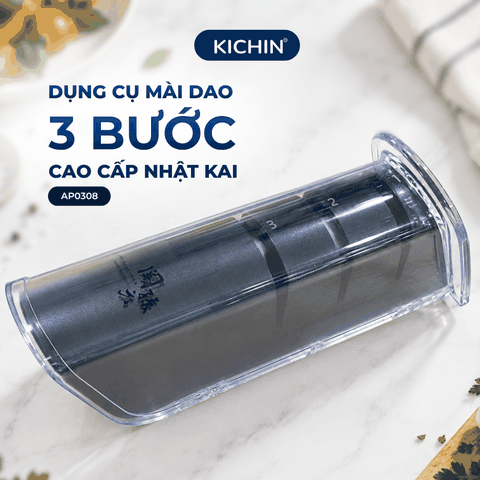 Dụng cụ mài dao 3 bước cao cấp Nhật KAI AP0308