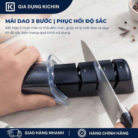 Dụng cụ mài dao 3 bước cao cấp Nhật KAI AP0308