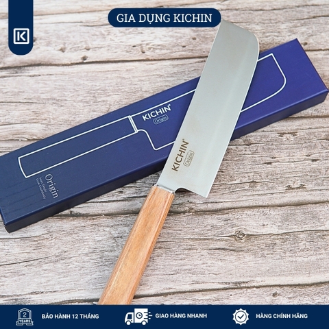 Dao bếp cao cấp thương hiệu KICHIN Origin Nakiri- Dao thái rau củ KCD-103