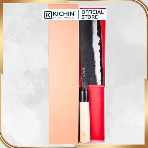 Dao Bếp Thủ Công Đa Năng Yamasa Nakiri thép Aogami 165mm