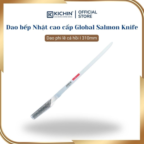 Dao bếp Nhật cao cấp Global G10 Salmon Knife - Dao phi lê cá hồi (310mm)